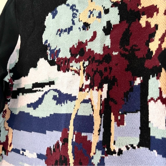 NWT Anthropologie Maeve Scenic Mini Sweater Dress - Picture 6 of 15